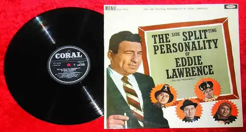 LP Eddie Lawrence: The Side Splitting Personality of... (Coral LVA 9153 Mono) UK