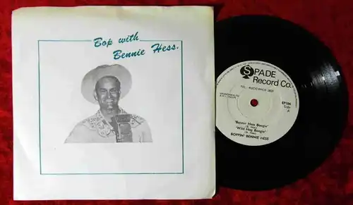 EP Bennie Hess: Bop with Bennie Hess (Spade EP 106) UK 1971
