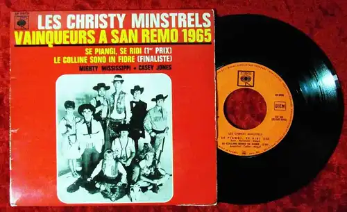 EP Les Christy Minstrels:Vainqueurs A San Remo 1965 (CBS EP 5978) F