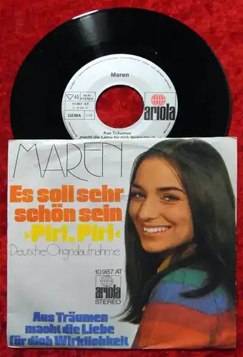 Single Maren: Es soll sehr schön sein (Piri Piri) (Ariola 10 987 AT) D 