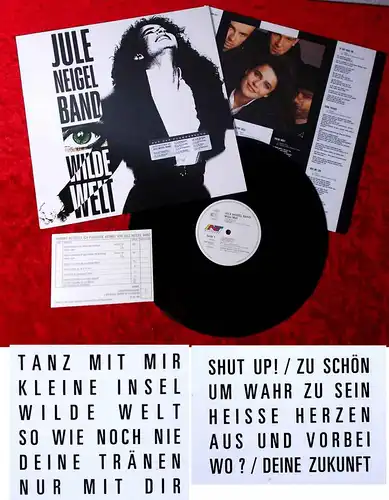 LP Jule Neigel Band: Wilde Welt (Intercord 150 237) D 1990