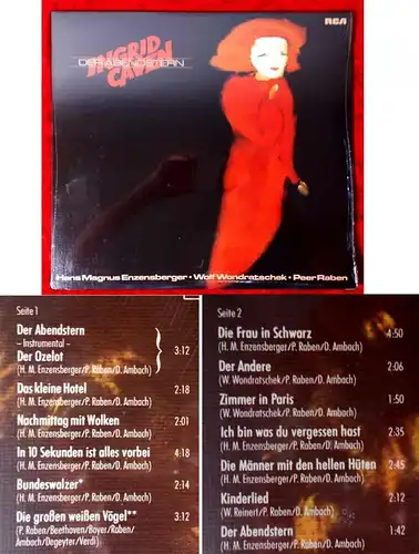LP Ingrid Caven: Der Abendstern (RCA PL 28 375) D 1979 Still Sealed OVP