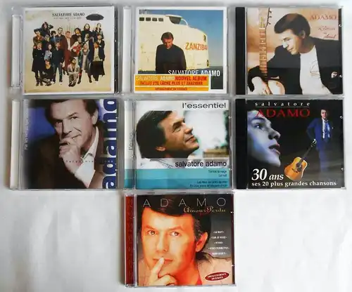 7 CD´s Adamo - Sammlung -