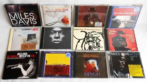 12 CD´s Miles Davis - Sammlung -