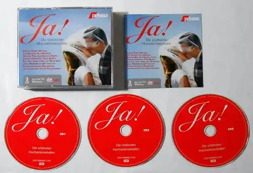 3CD Box Ja! - Die schönsten Hochzeitsmelodien - (EMI Prisma) 2011