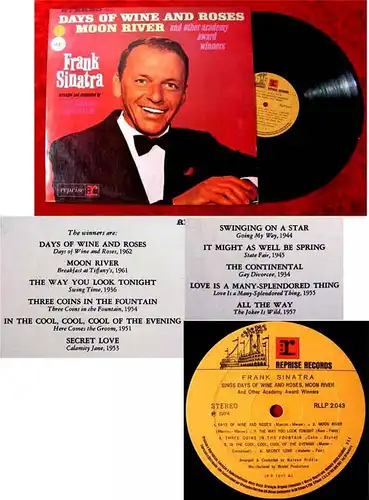 LP Frank Sinatra: Days of Wine and Roes (Rerise LLP-2.043) Brasilien 1974