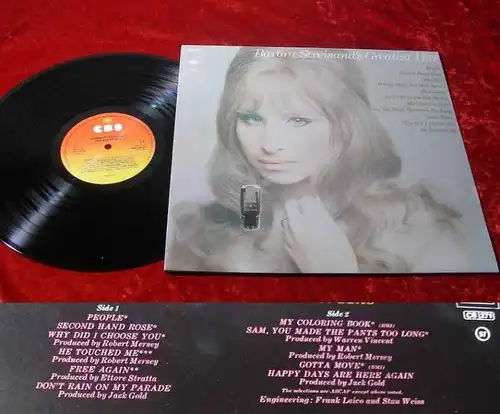 LP Barbra Streisand's Greatest Hits