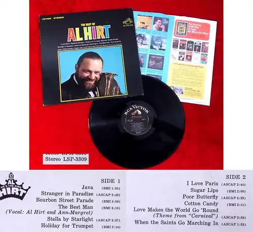 LP Al Hirt: The Best of Al Hirt (RCA Victor LSP-3309) US 1965