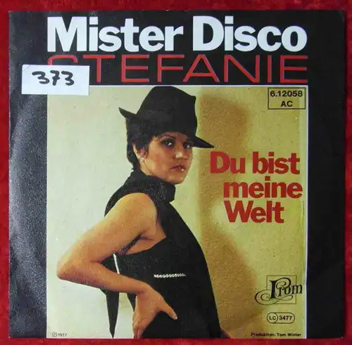 Single Stefanie: Mister Disco (Prom 612058 AC) D 1977