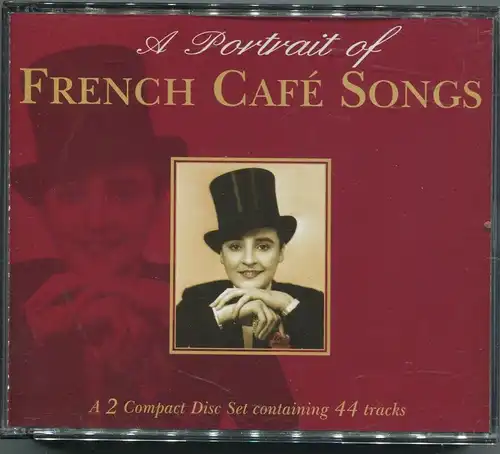 2CD French Cafe Songs (Galerie) 44 Tracks Edith Piaf Charles Trent usw....