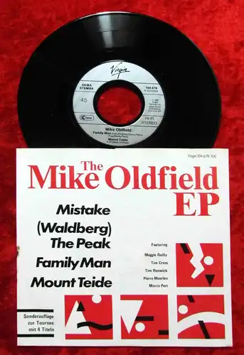 EP Mike Oldfield: The M.O. EP (Sonderauflage zur Tournee 1982  Virgin 104 678100