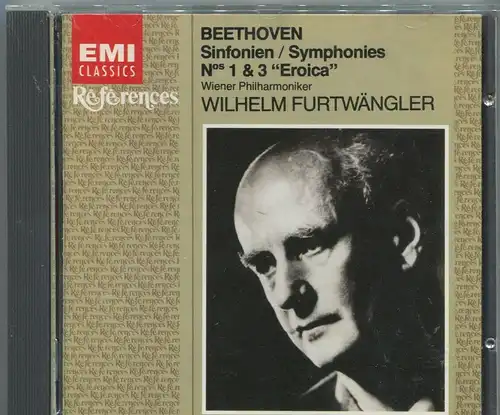 CD Wilhelm Furtwängler: Beethoven Sinfonien 1 & 3 (EMI) 1986