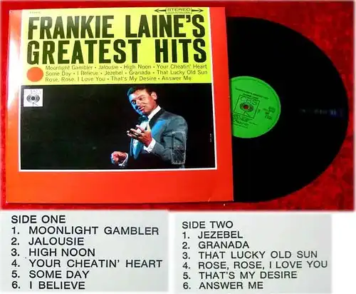 LP Frankie Laine Greatest Hits