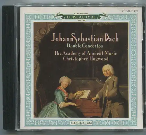 CD Bach Double Concertos - Academy of Ancient Music Christopher Hogwood