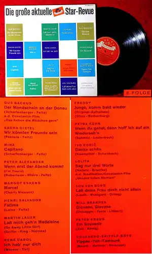 LP Große aktuelle Polydor Star-Revue 6. Folge 1963 (Sonderauflage P 71 516 HiFi)
