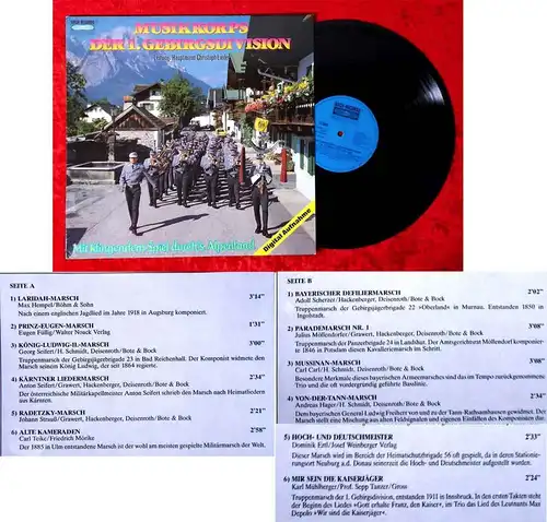 LP Musikkorps der 1. Gebirgsdivision Garmisch Partenkirchen (Koch 121 845 D) A87