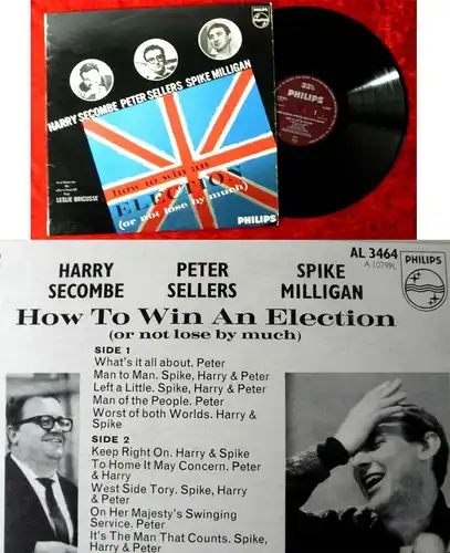 LP Harry Secombe Peter Sellers Spike Milligan: How to win an Election... UK 1964
