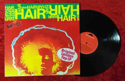 LP Hair (Polydor 184 186) 1968 London Cast Top LP