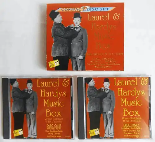 2CD Set Laurel & Hardy ´s Music Box w/ Ronnie Hazlehurst Orchestra  (Twins)