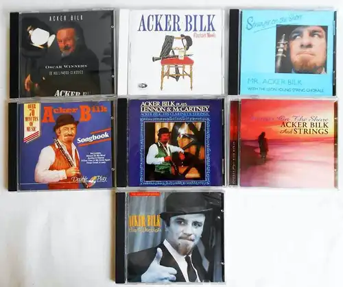 7 CD´s Mr. Acker Bilk  - Sammlung -