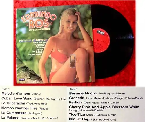 LP Edmundo Ros: Melodie d'Amour