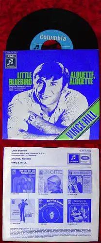 Single Vince Hill: Little Bluebird (Grand Prix 1969) Columbia 006-04 256) D