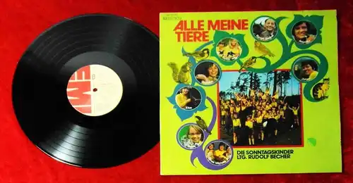 LP Sonntagskinder: Alle meine Tiere (EMI 1C 056-29 565) D 1975