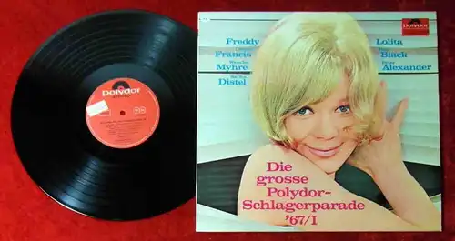 LP Grosse Polydor Schlagerparade ´67/1 (Polydor H 833) Clubsonderauflage