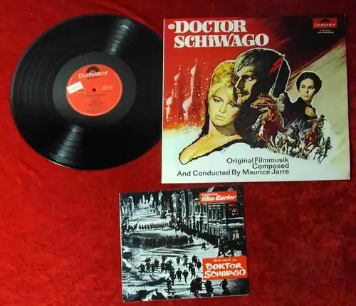 LP Doctor Schiwago (Polydor H 838) Clubsonderauflage - mit Orig. Filmprogramm