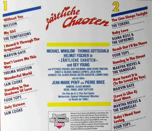 LP Zärtliche Chaoten - Without You (RCA BL 90075) D 1987 Thomas Gottschalk