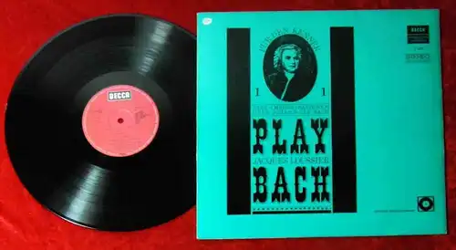 LP Jacques Loussier: Play Bach - Für den Kenner 1 (Decca J 109) D