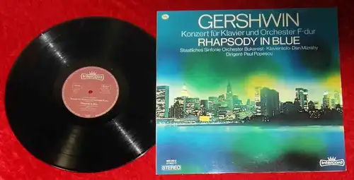 LP Gershwin Konzert f. Klavier & Orchester F-Dur / Rhapsody In Blue / Popescu