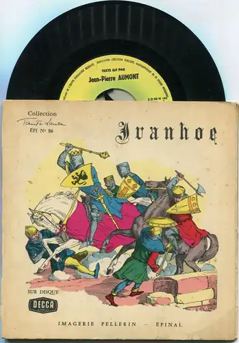 EP Jean Pierre Aumont: Ivanhoe (Decca 450 936) F 1960