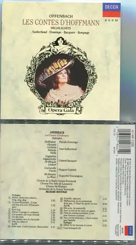 CD Joan Sutherland: Offenbach Highlights Les Contes D´Hoffmann (Decca)