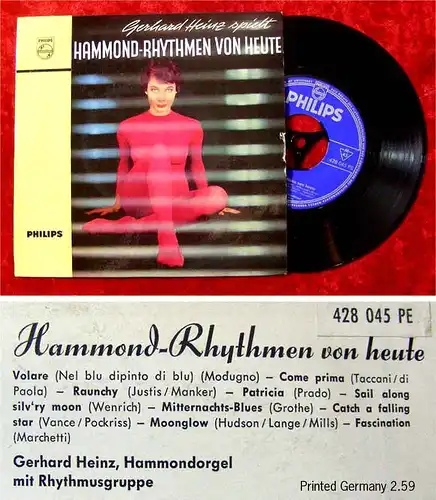 EP Gerhard Heinz: Hammond Rhythmen von heute