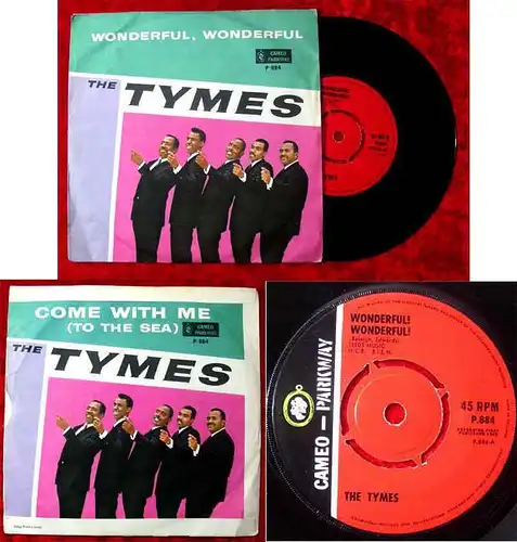 Single Tymes: Wonderful Wonderful / Come with me (Cameo Parkway P 884) UK 1963