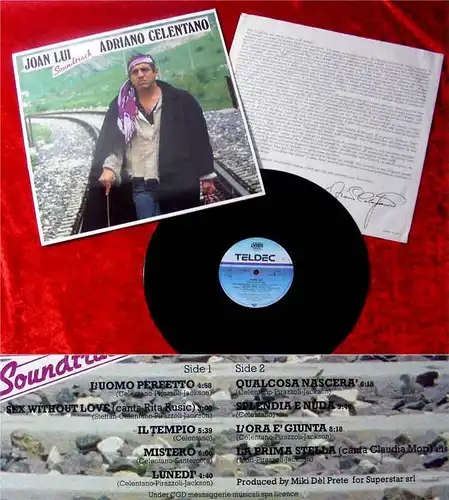 LP Joan Lui - Soundtrack Adriano Celentano - (Teldec) D