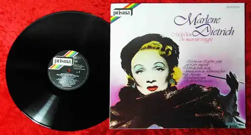 LP Marlene Dietrich: Melodien die man nie vergißt (Prisma 038CRY28 473) D