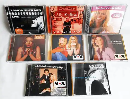 9 CD´s  Vonda Shepard (TV´s Ally McBeal) - Sammlung -