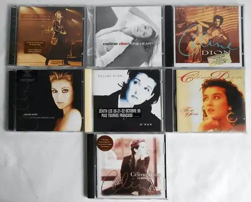 7 CD´s  Celine Dion - Sammlung -