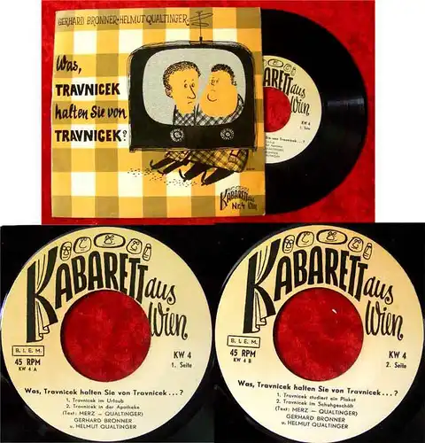 EP Gerhard Bronner & Helmut Qualtinger: Was, Travnicek