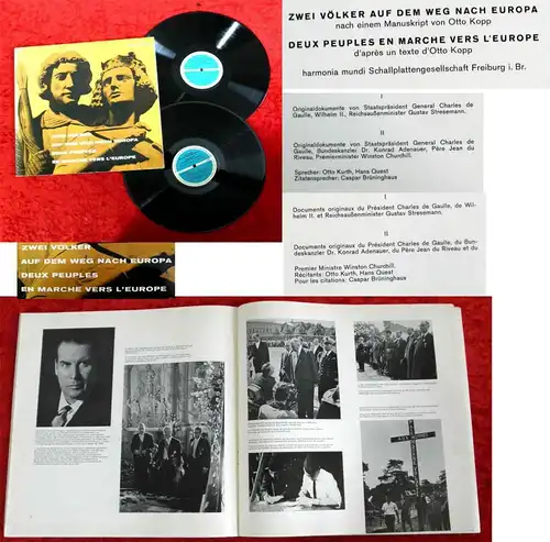 2LP Zwei Völker auf dem Weg nach Europa (Harmonia Mundi 70 308/09) D 1965