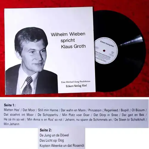 LP Wilhelm Wieben spricht Klaus Groth (Eckert HEV 10) D 1979