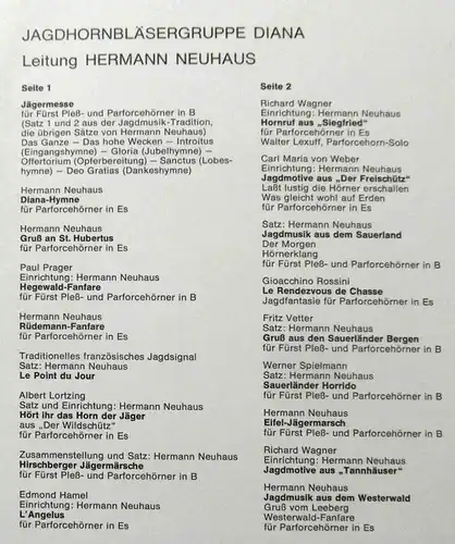 LP Virtuose Jagdhorn Klänge (EMI 1C 061-28 815) D (Musterplatte)
