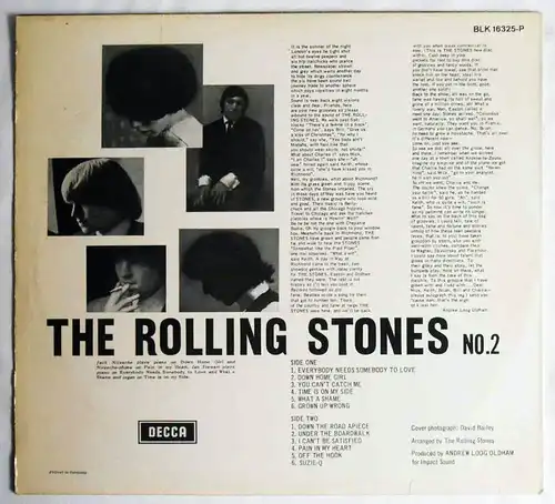 LP Rolling Stones: No. 2 (Decca SLK 16325-P) D