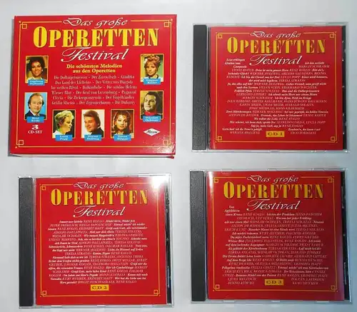 3 CD Box Das große Operetten Festival (Mercury) 1998