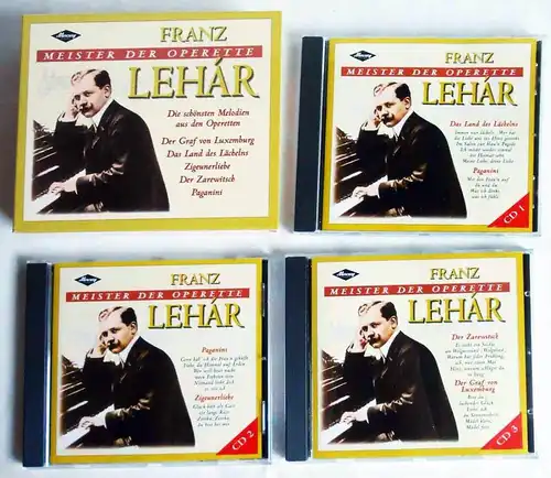 3 CD Box Franz Lehar - Meister der Operette (Mercury) 1998