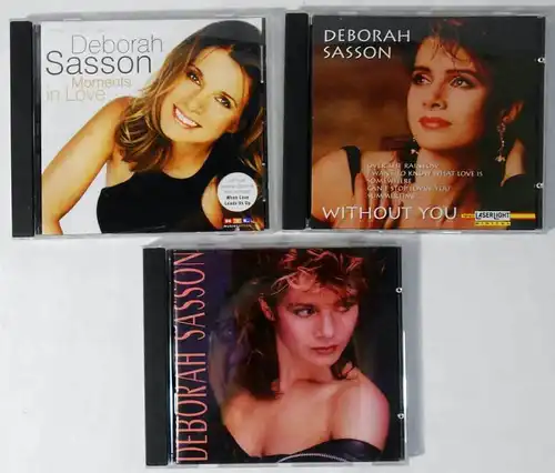 3 CD´s Deborah Sasson  - Sammlung -