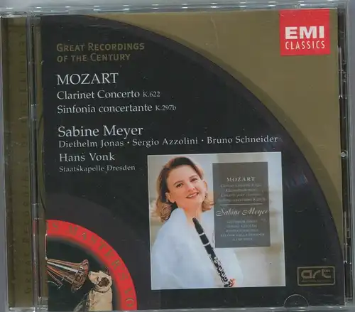 CD Sabine Meyer: Mozart Calrinet Concertos (EMI) 1998