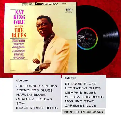 LP Nat King Cole Sings The Blues